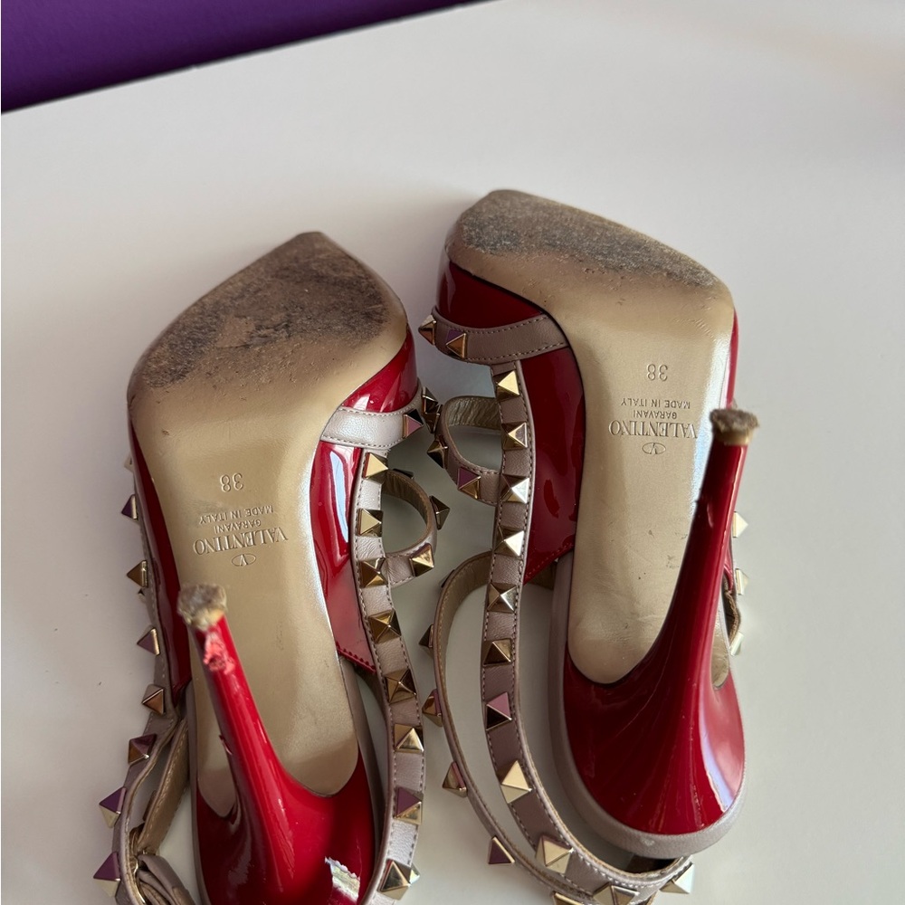 Valentino Red Studded pumps - Picture 5 of 5